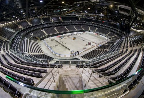 „Žalgirio“ arena pasimatavo ledo ritulio „rūbus“