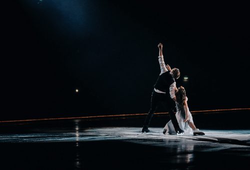 „Žalgirio“ arenoje čiuožę M.Drobiazko ir P.Vanagas: „Tai pati geriausia arena visame pasaulyje“