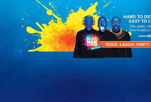 Informacija dėl atšaukto renginio – „BLUE MAN GROUP“