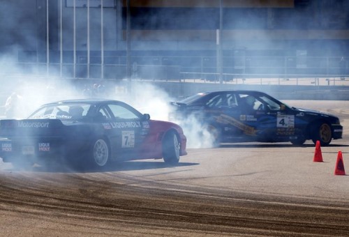 T.Adomaičio driftas uždaroje „Žalgirio“ arenoje (video)