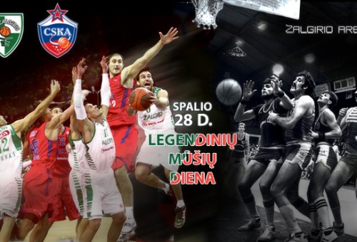 Legendinių mūšių diena: „Žalgirio“ arena išvys žaidžiantį A.Sabonį ir dvi „Žalgirio“ ir CSKA dvikovas